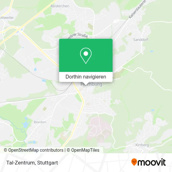 Tal-Zentrum Karte