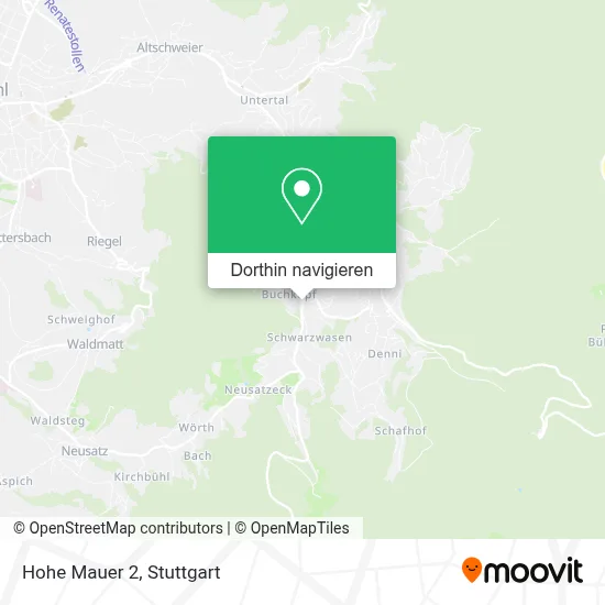 Hohe Mauer 2 Karte