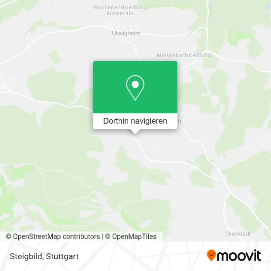 Steigbild Karte