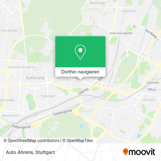 Auto Ahrens Karte