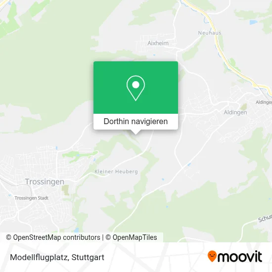 Modellflugplatz Karte