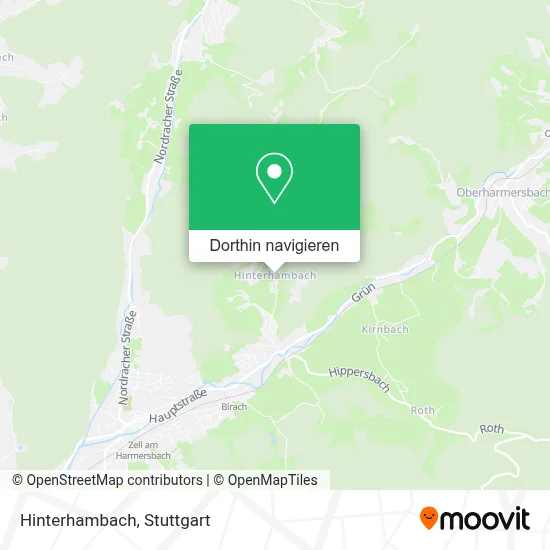Hinterhambach Karte
