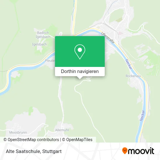 Alte Saatschule Karte