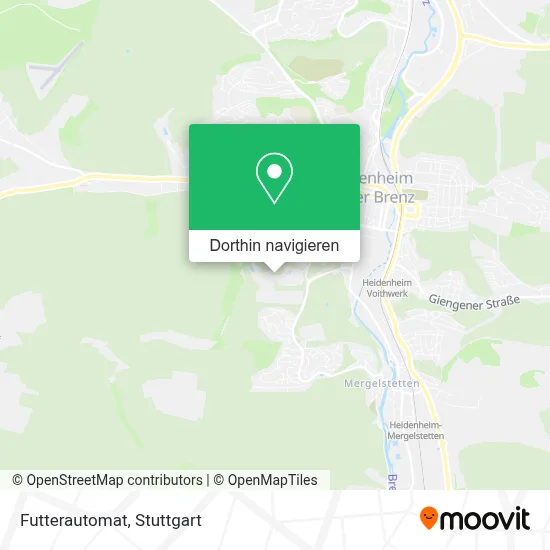 Futterautomat Karte