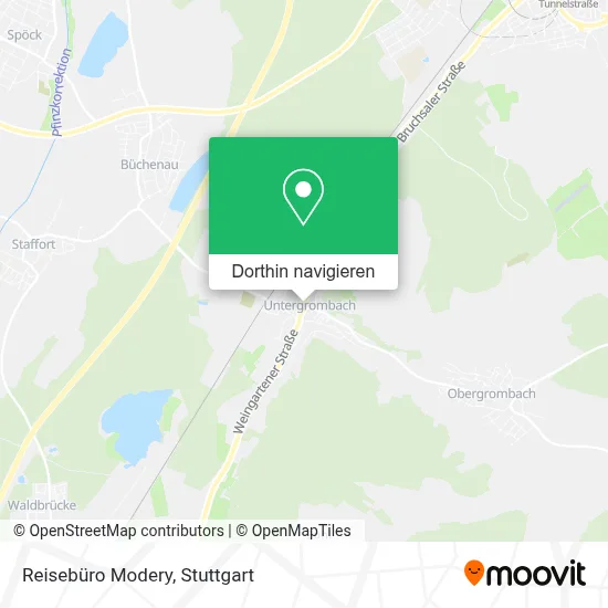 Reisebüro Modery Karte