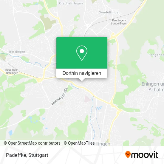 Padeffke Karte
