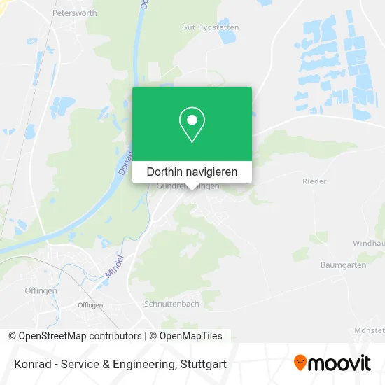 Konrad - Service & Engineering Karte