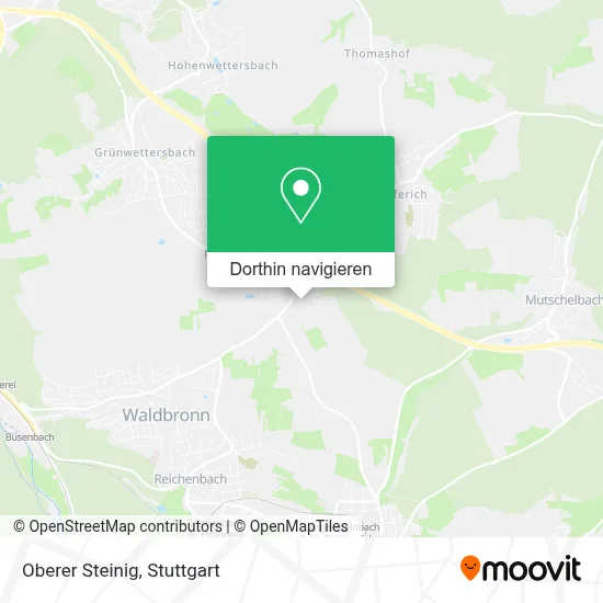 Oberer Steinig Karte