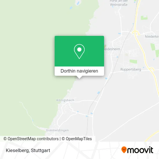 Kieselberg Karte