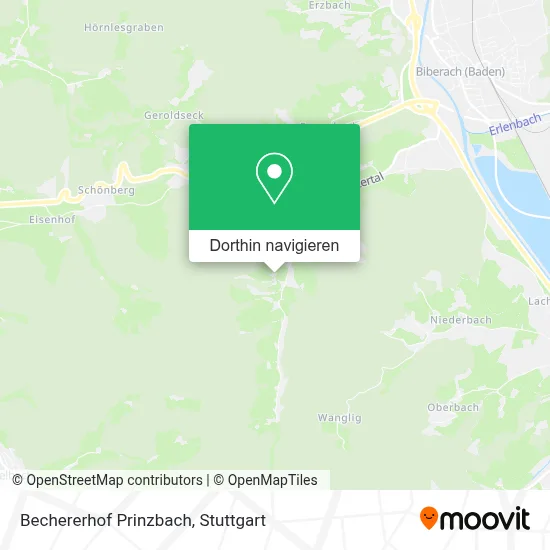 Bechererhof Prinzbach Karte