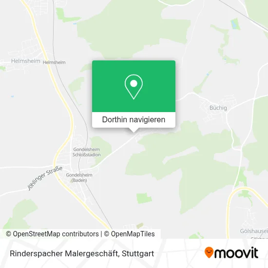 Rinderspacher Malergeschäft Karte