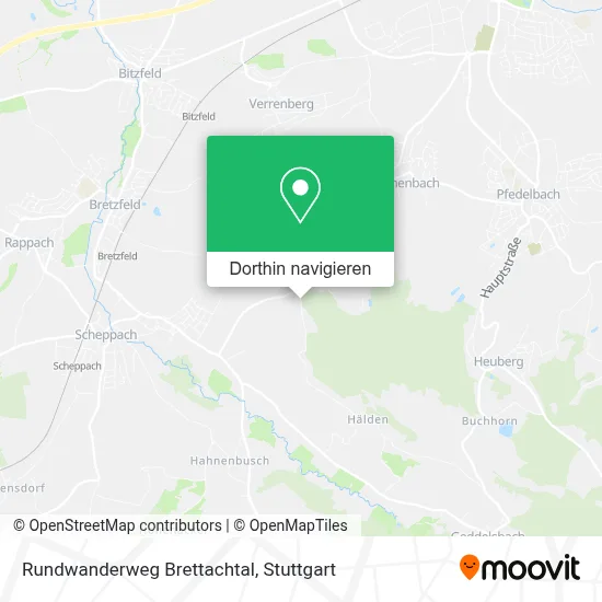 Rundwanderweg Brettachtal Karte