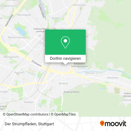 Der Strumpfladen Karte