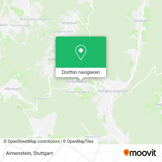 Almenstein Karte