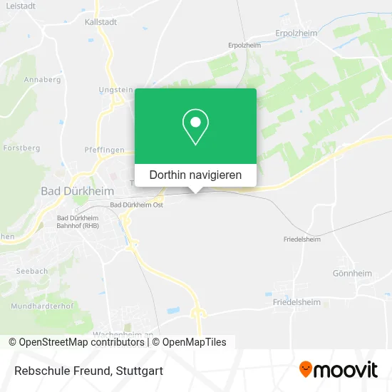 Rebschule Freund Karte