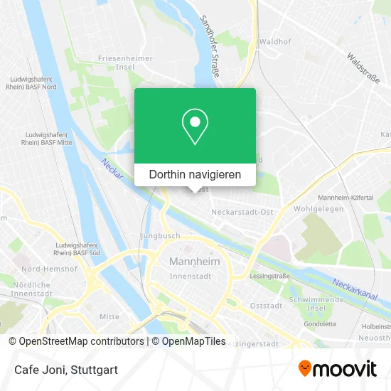 Cafe Joni Karte