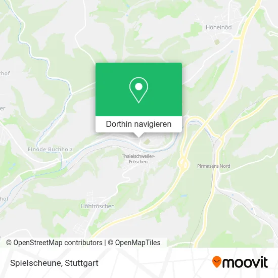 Spielscheune Karte