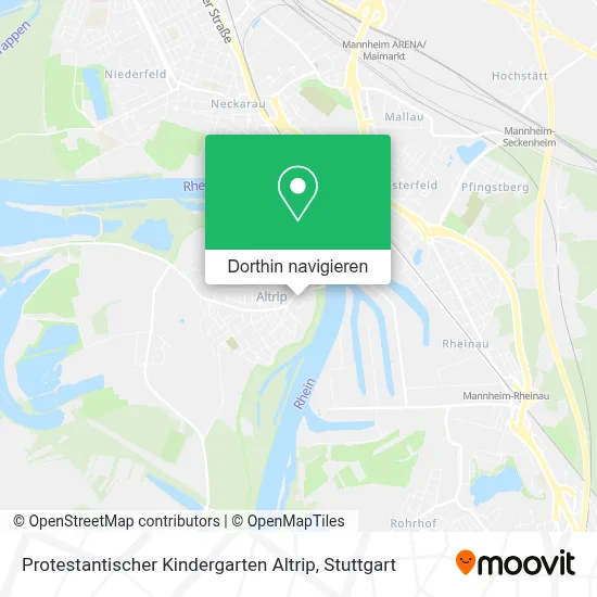 Protestantischer Kindergarten Altrip Karte