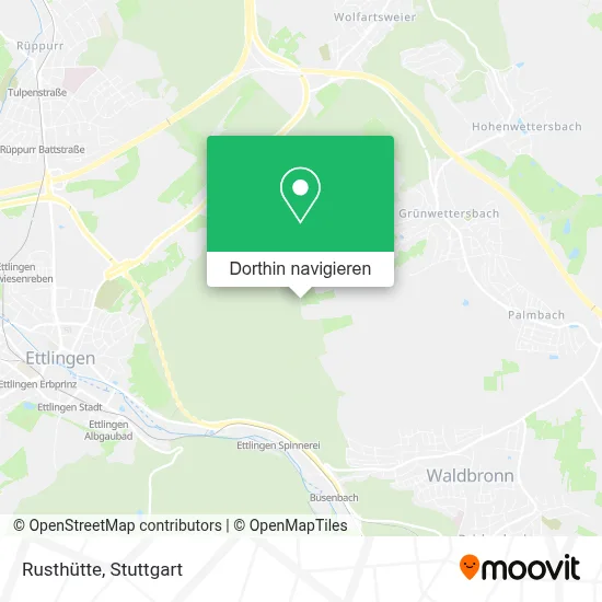 Rusthütte Karte