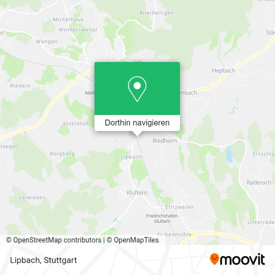 Lipbach Karte