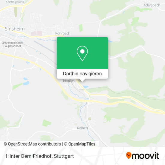 Hinter Dem Friedhof Karte