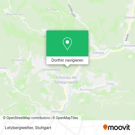 Letzbergweiher Karte