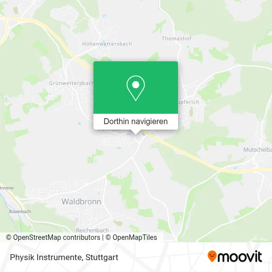 Physik Instrumente Karte