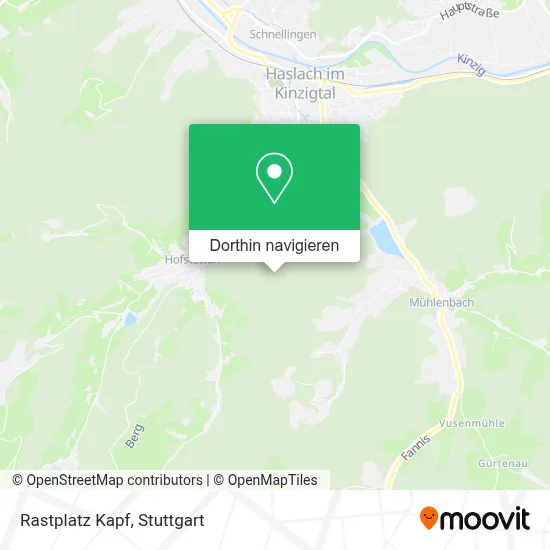 Rastplatz Kapf Karte