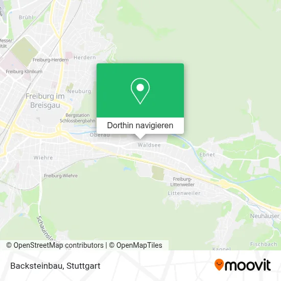 Backsteinbau Karte