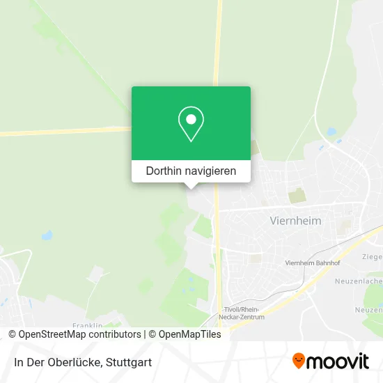 In Der Oberlücke Karte