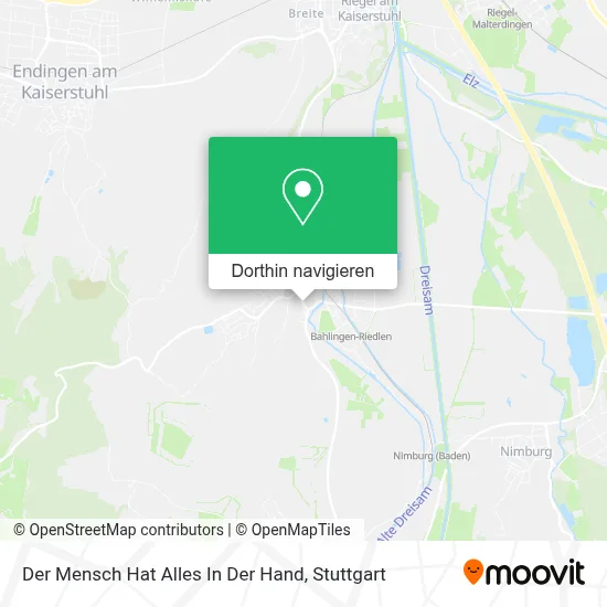 Der Mensch Hat Alles In Der Hand Karte