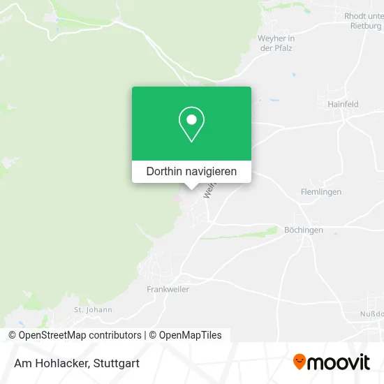 Am Hohlacker Karte