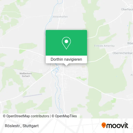 Röslestr. Karte