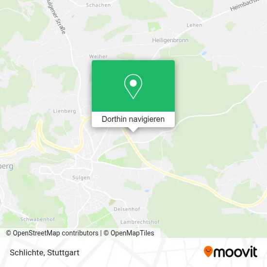 Schlichte Karte