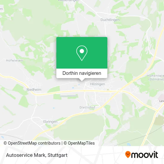 Autoservice Mark Karte