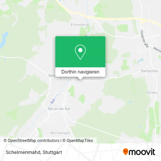 Schelmenmahd Karte
