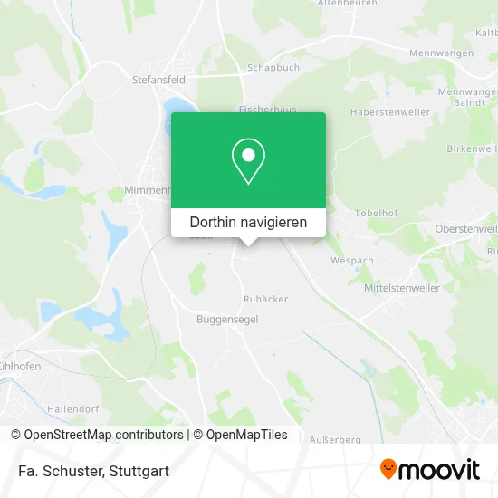 Fa. Schuster Karte