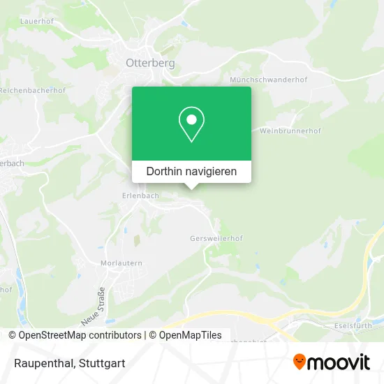 Raupenthal Karte