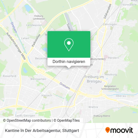 Kantine In Der Arbeitsagentur Karte