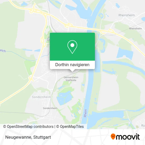 Neugewanne Karte