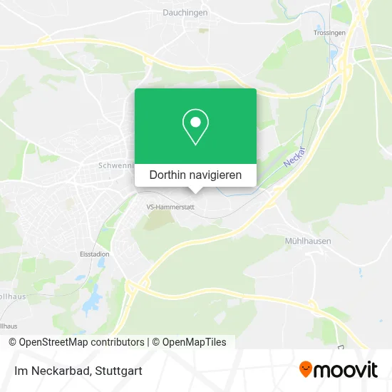 Im Neckarbad Karte