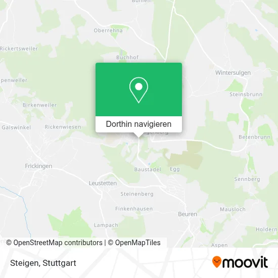 Steigen Karte