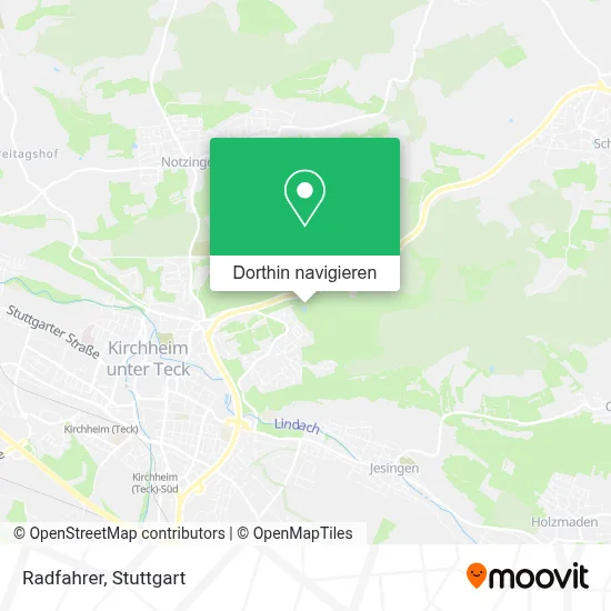 Radfahrer Karte