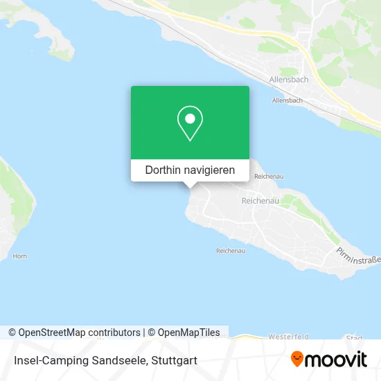 Insel-Camping Sandseele Karte