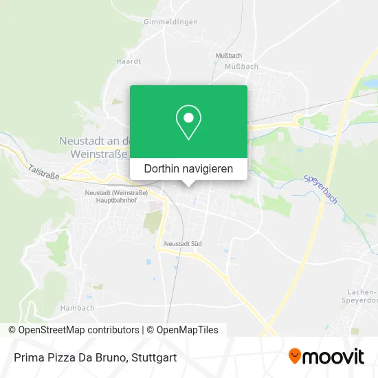 Prima Pizza Da Bruno Karte