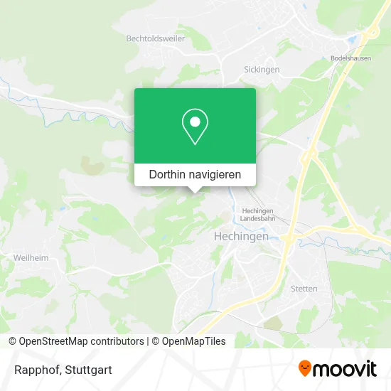 Rapphof Karte