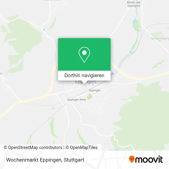 Wochenmarkt Eppingen Karte