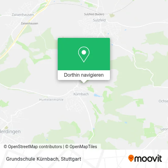Grundschule Kürnbach Karte