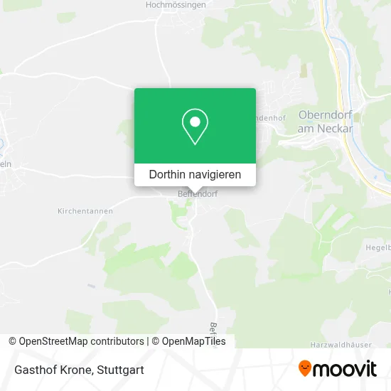 Gasthof Krone Karte