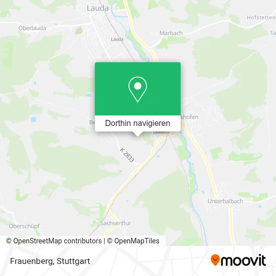 Frauenberg Karte